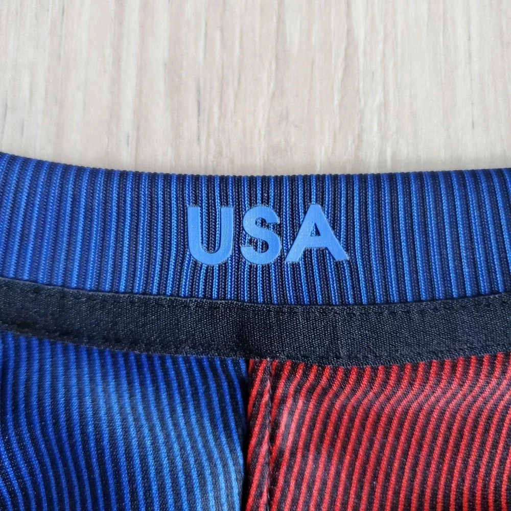 USA Soccer Jersey Shirt Mens Small Black Blue Nike Dri-FIT Authentic 2016 Crest